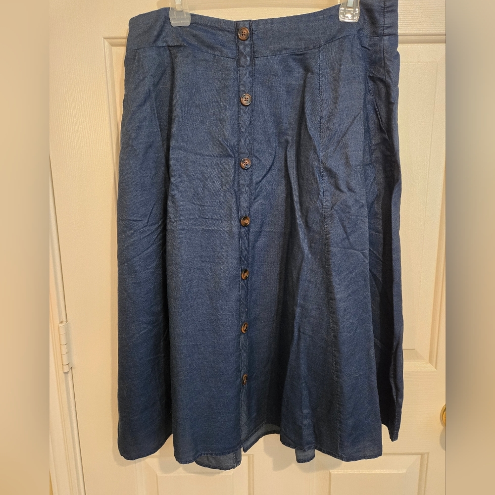 Torrid Denim Midi Skirt